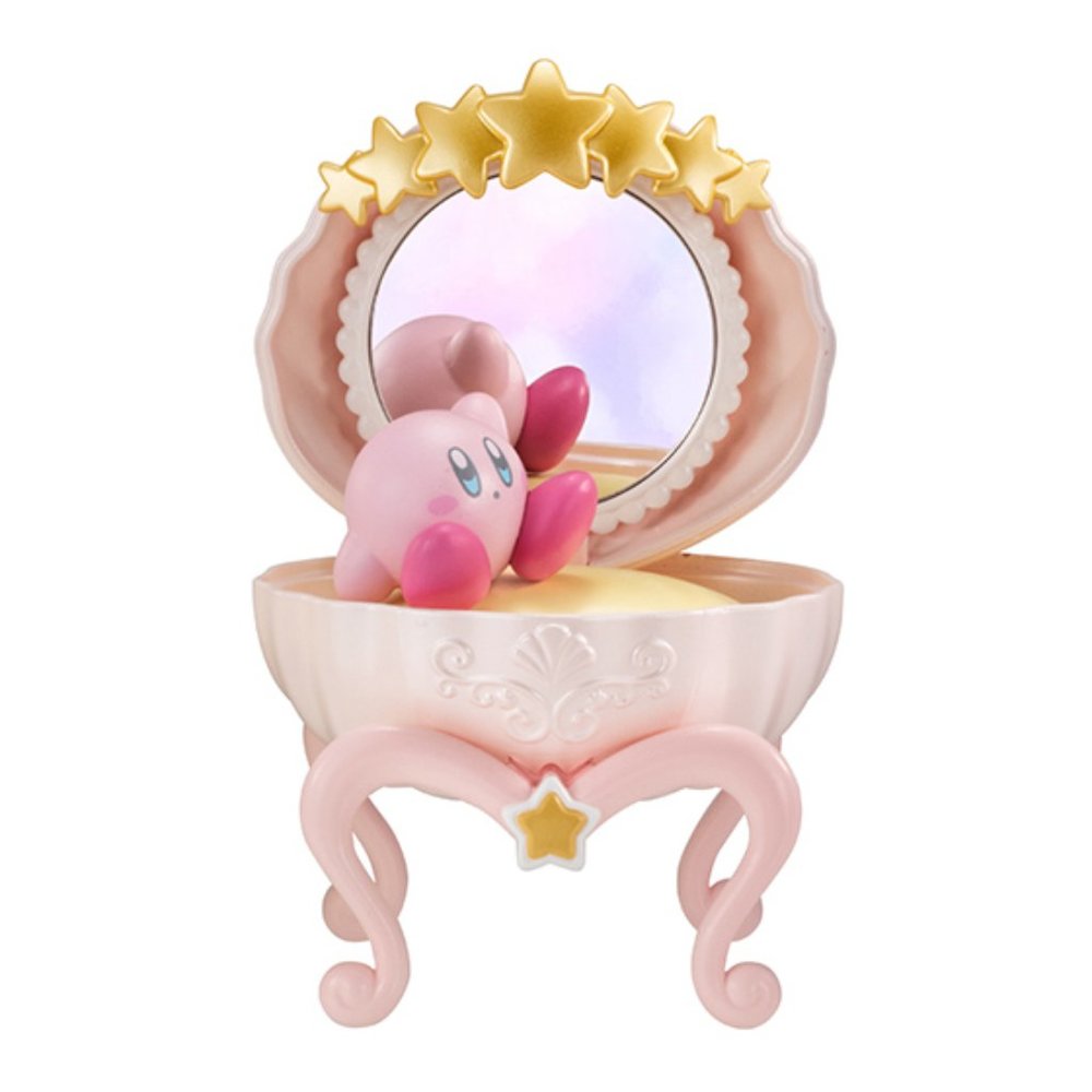 Kirby mini plastic seashell dresser jewelry case